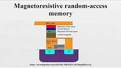 Magnetoresistive random-access memory