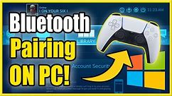 How to Connect PS5 Controller to PC using Bluetooth Wireless Connection (Fast Method!)