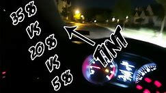 IS DRIVING WITH TINT AT NIGHT SAFE!?? (35% vs 20% vs 5%)