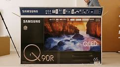 Samsung Q90R 2019 4K QLED TV Unboxing + Picture Settings