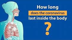 How long does the coronavirus last inside the body?