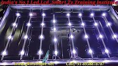 How To Change Backlight In 55 inch Led Tv, Back light Problem||Gk institute Aligarh