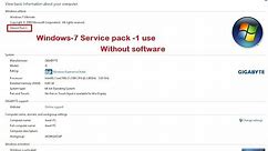 How to Install Service Pack 1 Windows 7 easy way 100 % working [Manas Tech]