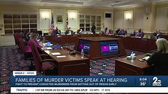 Families of murder victims speak at hearing