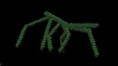 🕹 🔴 ♨️ Stick bug In Terminal Command line CMD using ASCII art #Shorts