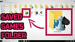 WHERE / HOW To Find saved games folder on PC / WINDOWS