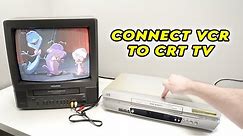 How to Connect VCR to Your CRT TV to Watch VHS Tapes