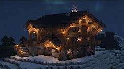 Minecraft: Cozy Mountain House Tutorial 🏠