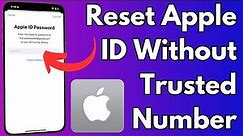 How To Reset Apple ID Without Trusted Phone Number and Email Address