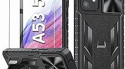 SOiOS for Samsung Galaxy A53 5G Case: Military Grade Drop Proof Protection Cover with Kickstand | Matte Textured Rugged Shockproof TPU | Protective Cell Phone Case for Galaxy A53 5G Phone