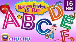 ABCDEF Alphabet songs with Phonics Sounds & Words for Children | Learning English with ChuChu TV