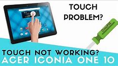 Acer Iconia One 10 TOUCH problems? Touch not working solution CrocFIX