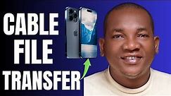 How to Transfer Files from Windows PC to iPhone Using USB Cable - Send Photos, Videos, Documents