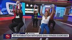 Get in formation with these basic daily fitness exercises