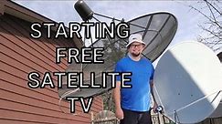 STARTING FREE SATELLITE TV | LIVE