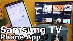 Samsung TV Phone App - How to Control Your TV with the Phone App as a Remote Control using WIFI