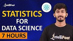 Statistics for Data Science Course | Probability and Statistics | Learn Statistics Data Science