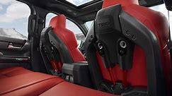 The 2024 Toyota Tacoma TRD Pro's seats have their own suspension system
