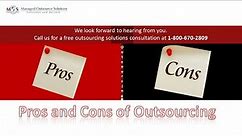 Pros and Cons of Outsourcing