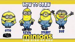 How to Draw Minions in EASY Steps Video