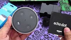 Amazon Echo Dot 2nd gen Unboxing Review & Complete Setup Tutorial And Test