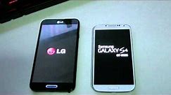 [Boot Up Sequence] LG Optimus G Pro vs Samsung Galaxy S4