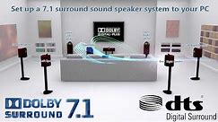 How to connect 7.1 Surround Sound Home Theater to your pc
