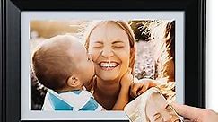 10in WiFi Digital Picture Frame | Load Family Photos by Email, App, Web, USB/SD | A Great Gift | Easy Touchscreen Setup | Plays Videos | Black
