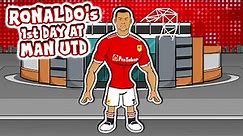 🔴Ronaldo's 1st Day at Man Utd!🔴 (Transfer Announcement Manchester United)