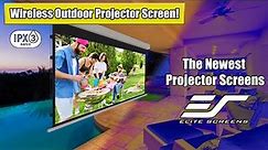 Elite Screens - Wireless Outdoor Projector Screen Review 2023 l Ultimate Freedom