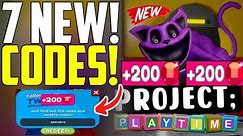 *NEW*ALL WORKING CODES FOR PROJECT PLAYTIME MULTIPLAYER - ROBLOX CODES 2024