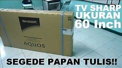 Unboxing TV LED Sharp 60 Inch