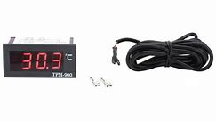 Mini LCD Digital Temperature Panel Meter Thermometer Temperature Indicator -40℃ - +110℃ - Walmart.ca