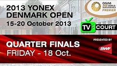 QF (TV Court) - XD - J.Fischer Nielsen / C.Pedersen vs Ko S.H. / Kim H.N. - 2013 Yonex Denmark Open