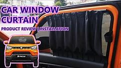 Car Window Curtain | Product Review | Installation || Suzuki S-Presso 2021