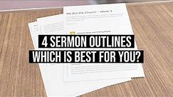 How to Find Your Best Sermon Outline | Hello Church!