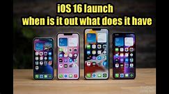 iOS 16 launch live blog - when is it out, what does it have