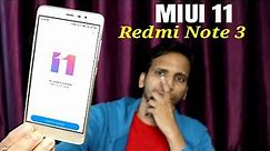 MIUI 11 Features On Redmi Note 3 || Unexpected