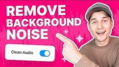 How To Remove Background Noise in Video (2022)