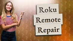 How do I manually fix my Roku remote?