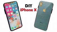 How to Make Phone from Cardboard - DIY Apple iphone