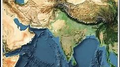 Satelite Map of South Asia...