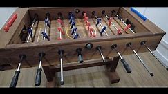 "Crafting Victory: DIY Custom Foosball Table Build | Creative Woodworking Masterpiece!"
