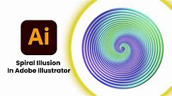Spiral Illusion In Adobe Illustrator