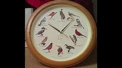 Mark Feldstein National Audubon Society Quartz Singing Bird Clock SW1 7/11/11, 2/23/12, & 11/16/14