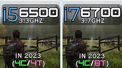 i5 6500 vs i7 6700 Tested in 12 Games (2023) | 1080p