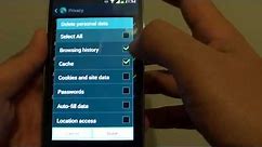 Samsung Galaxy S4: How to Remove Internet Search Browsing History