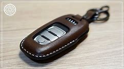 [Leather Craft] Audi A6 smart key case DIY