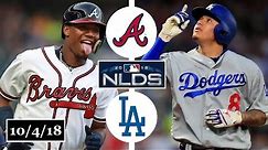Atlanta Braves vs Los Angeles Dodgers Highlights || NLDS Game 1 || October 4, 2018