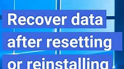 How to recover data after resetting Windows 10, resetting a laptop to factory settings, or reinstalling Windows. #DataRecovery, #ReinstallingWindows, #ResettingSystem, #FormattingDisk, #laptop, #windows 🎬 FULL VERSION of the video: https://youtu.be/ckZicarCol4?si=tqpQeqpbYnVjn_h4 📃 Data Recovery After Windows 10 & 8 System Restore (text version): https://hetmanrecovery.com/recovery_news/restoring-data-after-system-reset-to-the-initial-state.htm | Hetman Software: Data Recovery Software